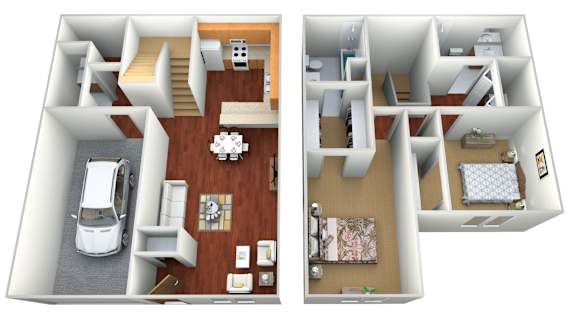 Floor Plan  a floor plan of a 1 bedroom apartment at the crossings at white marsh apartments, transparent p