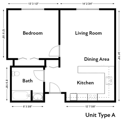 Floor Plan  a floor plan of a house