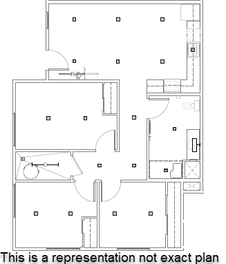 Floor Plan  a drawing of a floor plan of a building