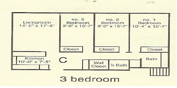 Floor Plan  3 bedroom