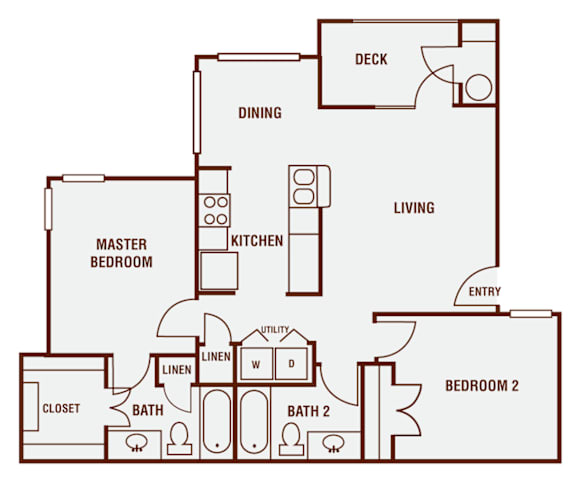 Floor Plan  a floor plan of a residence with a bedroom and a living room