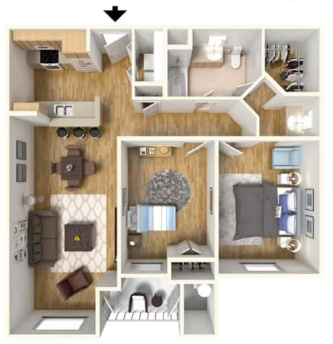 Floor Plan  A series of images showing different rooms of a house.