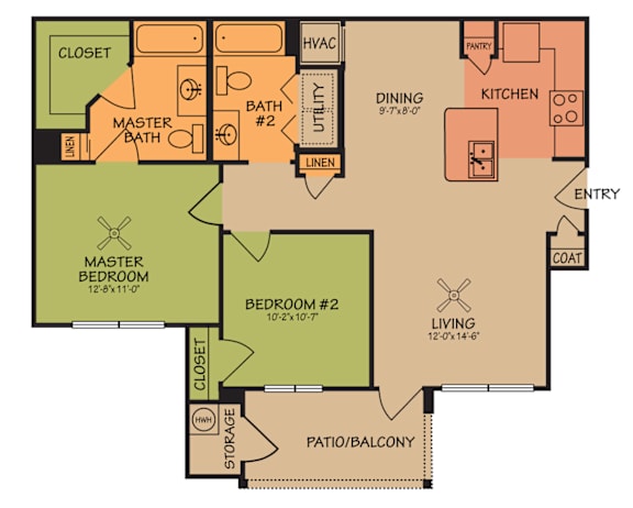 Floor Plan  a floor plan of a two story house with a bedroom and a living room