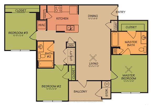 Floor Plan  a floor plan of a house with a bedroom and a living room