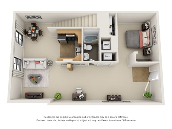 Floor Plan  Timeless Loft