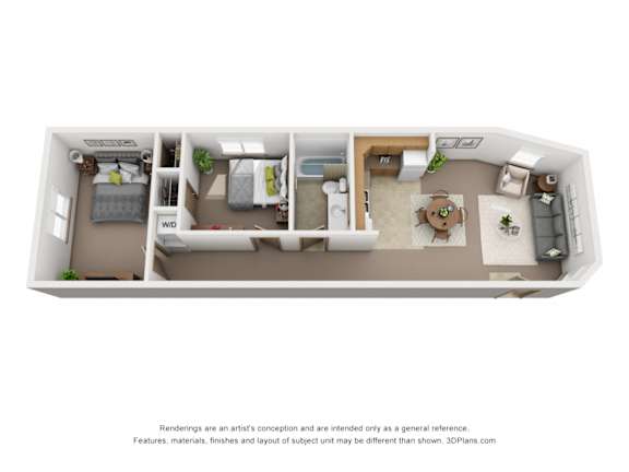 Floor Plan  bedroom floor plan of a 2100 sq ft studio apartment