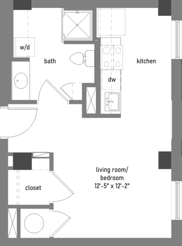 Floor Plan  UNIT TYPE 10B at The Lady, Columbia, SC