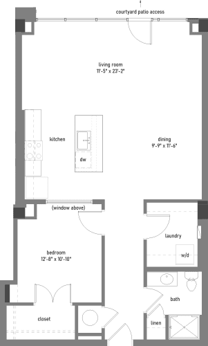 Floor Plan  UNIT TYPE 3P  at The Lady, Columbia, 29201