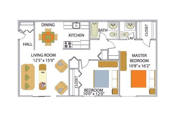 Floor Plan  a floor plan of a house