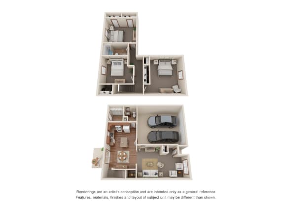 Floor Plan  3 Bed / 1.5 Bath 2-Story