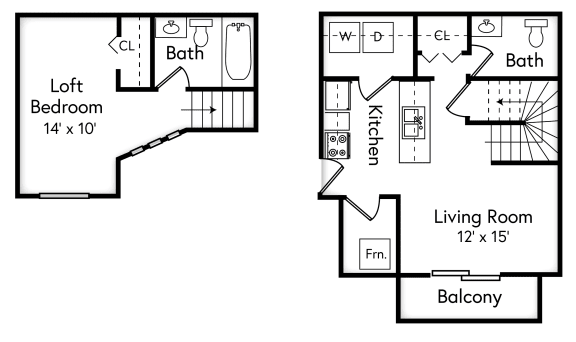 Floor Plan  Latitude (Studio Loft)
