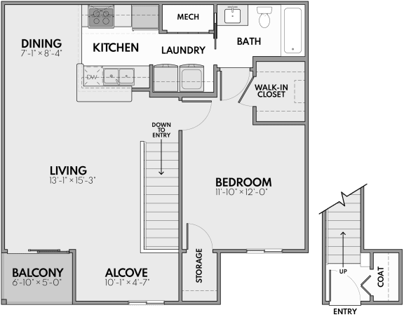 Floor Plan  Baby Bear - Upper