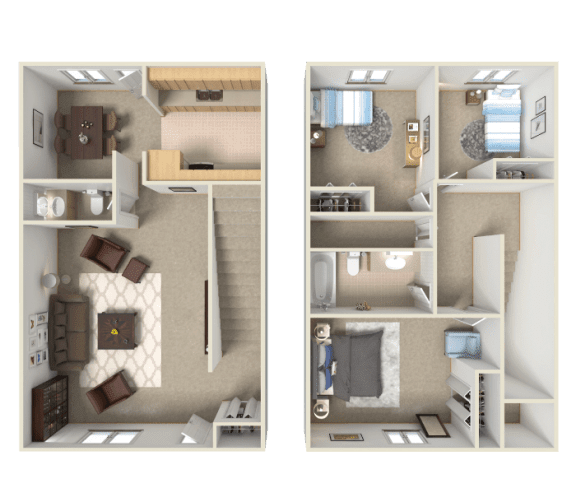 Floor Plan  our apartments have a variety of floor plans to choose from