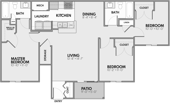 Floor Plan  Poppa Bear - Lower