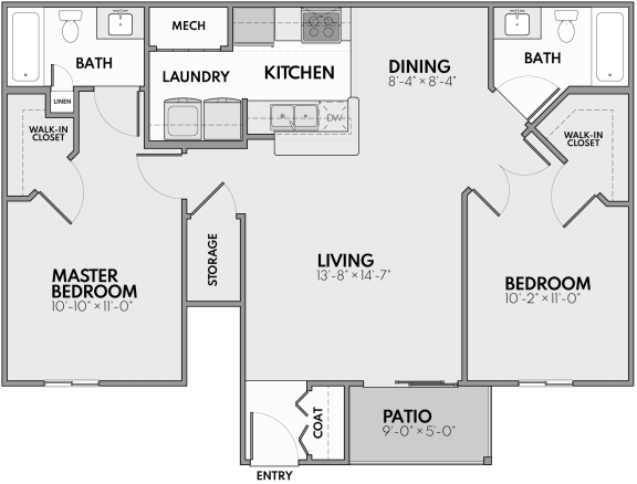 Floor Plan  Momma Bear - Lower