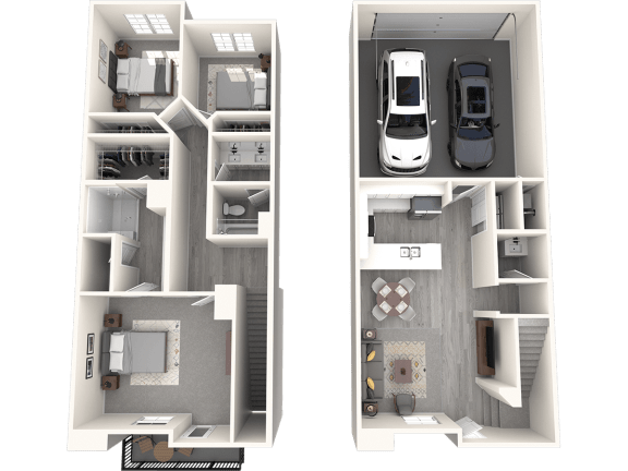 Floor Plan  the floor plan of the 2100 sanchez street