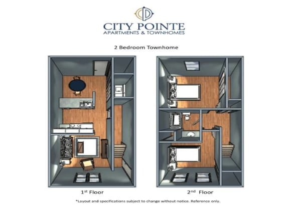 Floor Plan  2 Bedroom 1 Bath