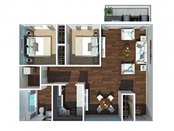 Floor Plan  A series of images showing different views of a room layout.