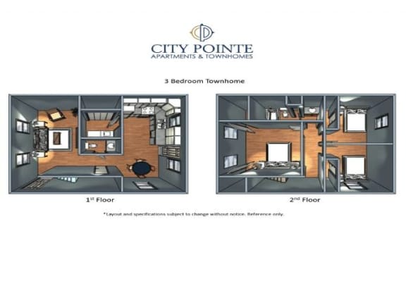 Floor Plan  3 Bedroom 1.5 Bath