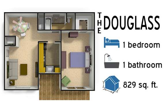 Floor Plan  a floor plan of a room with a bathroom and a bedroom