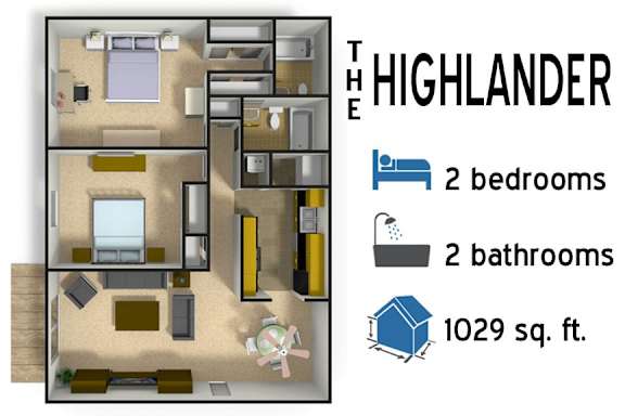 Floor Plan  a room with a floor plan and a description of it