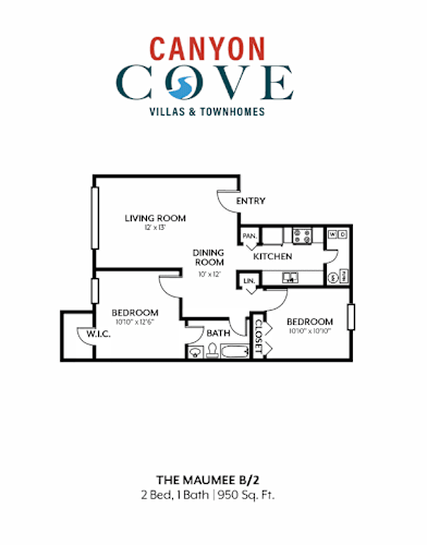 Floor Plans of Canyon Cove Villas and Townhomes in Toledo OH