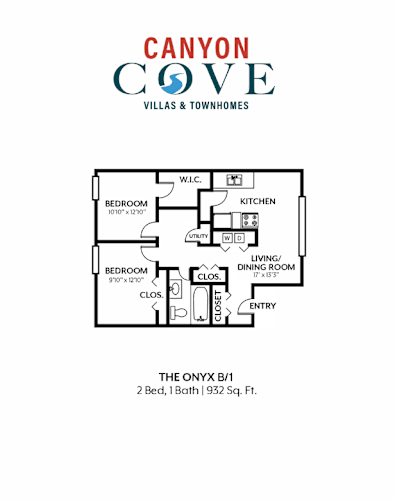 Floor Plans of Canyon Cove Villas and Townhomes in Toledo OH