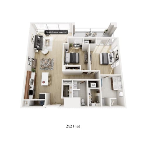 Floor Plan  a floor plan of a 2100 sq ft apartment