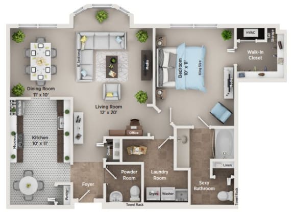 Floor Plan  A2 Floor Plan at Regents Club of Troy, Troy