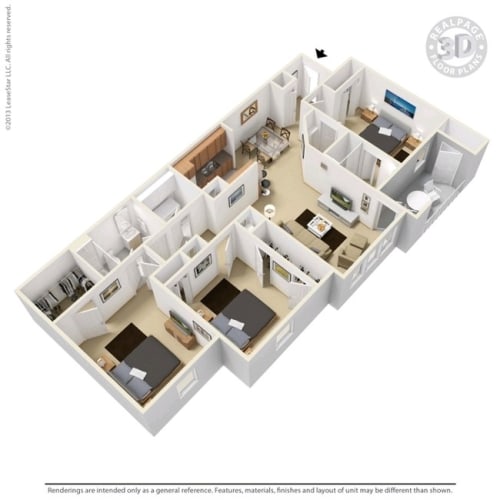 Floor Plan  a floor plan of a 2100 sq ft apartment