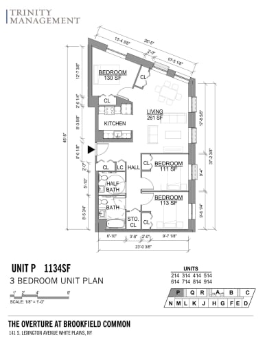 Floor Plan  3 Bedroom, 1.5 Bath