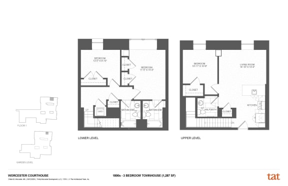 Floor Plan  3 Bedroom Townhouse