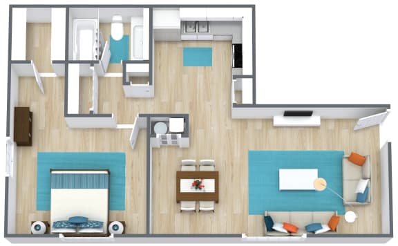 Floor Plan  one bedroom floor plan