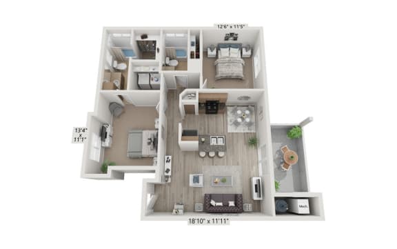Floor Plan  a 2100 sq ft floor plan  the crossings