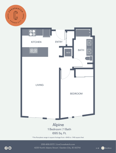 Floor Plan  A2 Floor Plan at Crosshatch, Idaho
