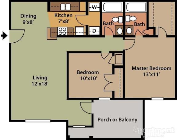 Floor Plan  a diagram of a floor plan of a house
