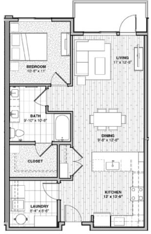 Floor Plan  Collins - B - Luxe