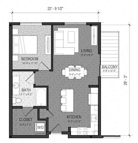Floor Plan  The Cascade 1C