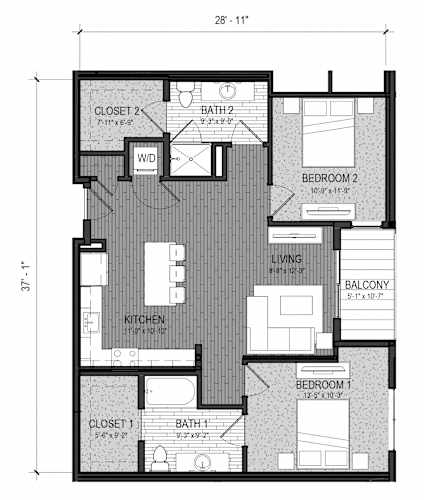 Floor Plan  The Whitewater 2L