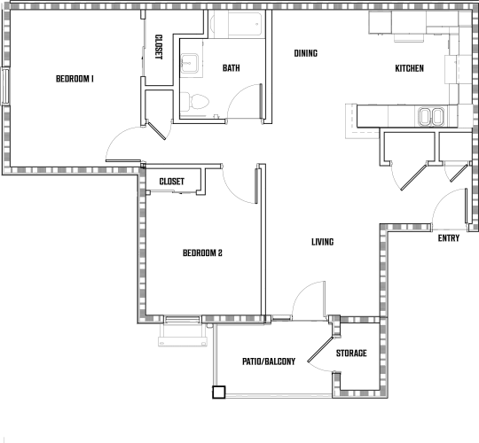 Floor Plan  the floor plan shows the layout of the house