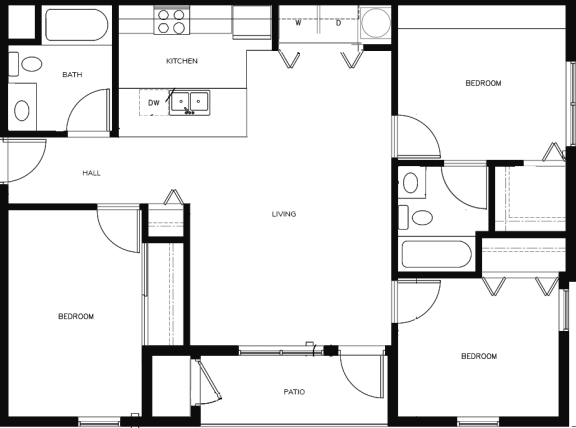 Floor Plan  lavonne 3x2