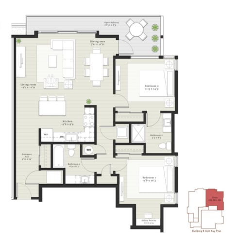 Floor Plan  a floor plan of a house with a mix of different floors
