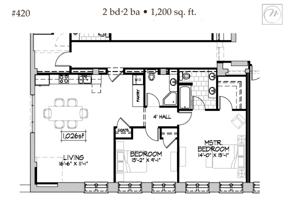 Floor Plan  a floor plan of a house