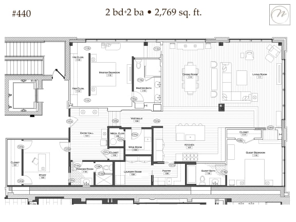 Floor Plan  a floor plan of a house