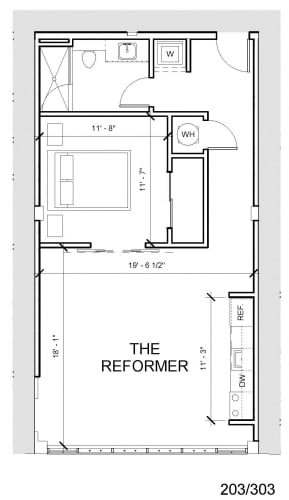Floor Plan  floor plan of the first floor of a small house