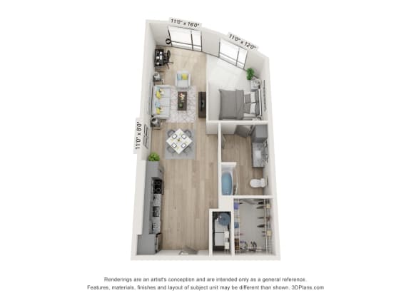 Floor Plan  The Hoover - A9