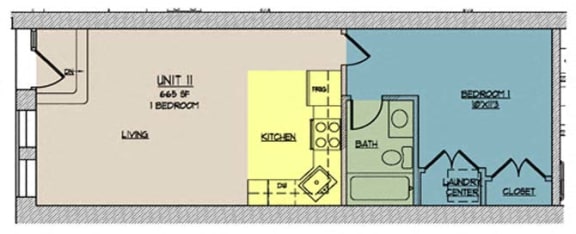 Floor Plan  The Lofts at One Eleven 111