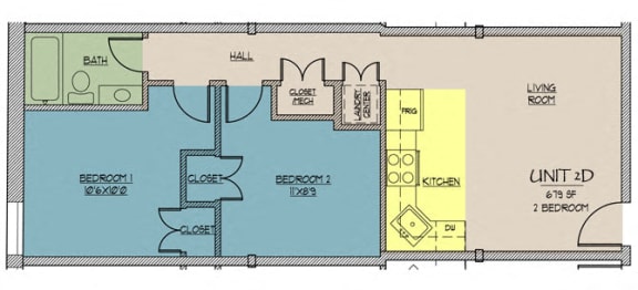 Floor Plan  Seventy Five Place, 2D