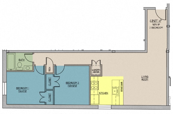 Floor Plan  Seventy Five Place, 2F