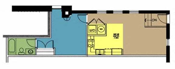 Floor Plan  Butterworth Lofts Unit 101